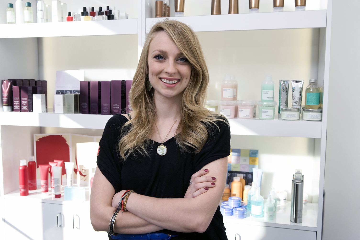 Image of a salon owner